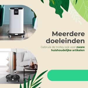 Sunny Tree Pflanzenroller - Tragkraft bis 300 KG - 360 Grad drehbare Räder - Ø 30-50 Zentimeter