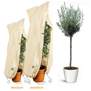 Winterschutzhülle gegen Frost - Pflanzenhülle - Winterhülle - 240 cm x 200 cm