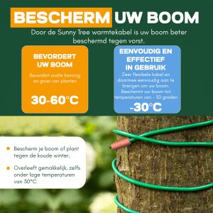 Heizkabel gegen Frost - Wärmeschlauch - 8 Meter Länge